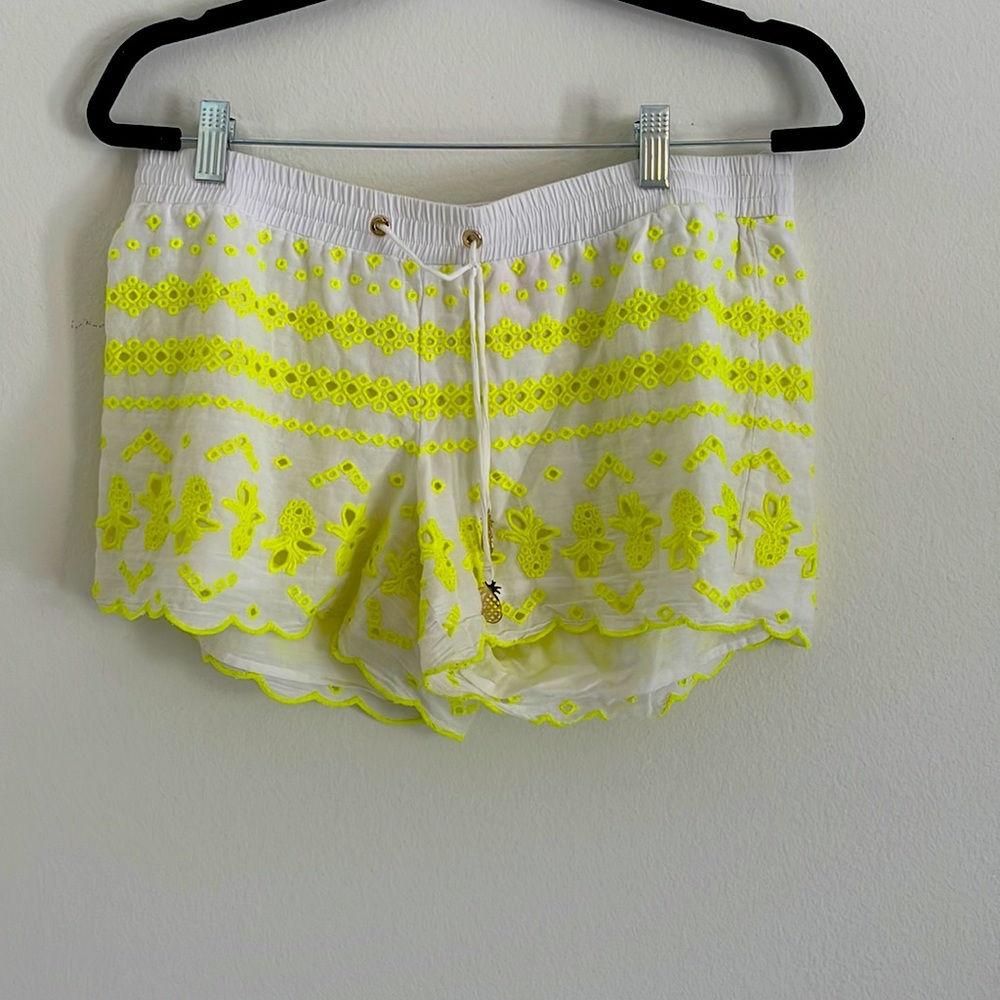 Lilly Pulitzer neon pineapple shorts